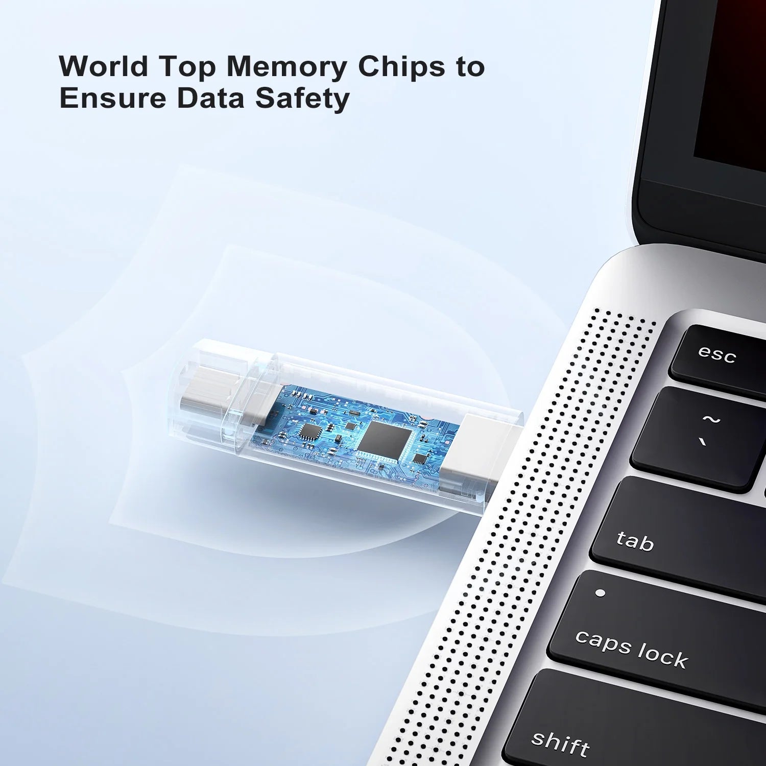 USB 3.0 Flash Drive 64GB Type C OTG Memory Stick Thumb Drive for Android Phones