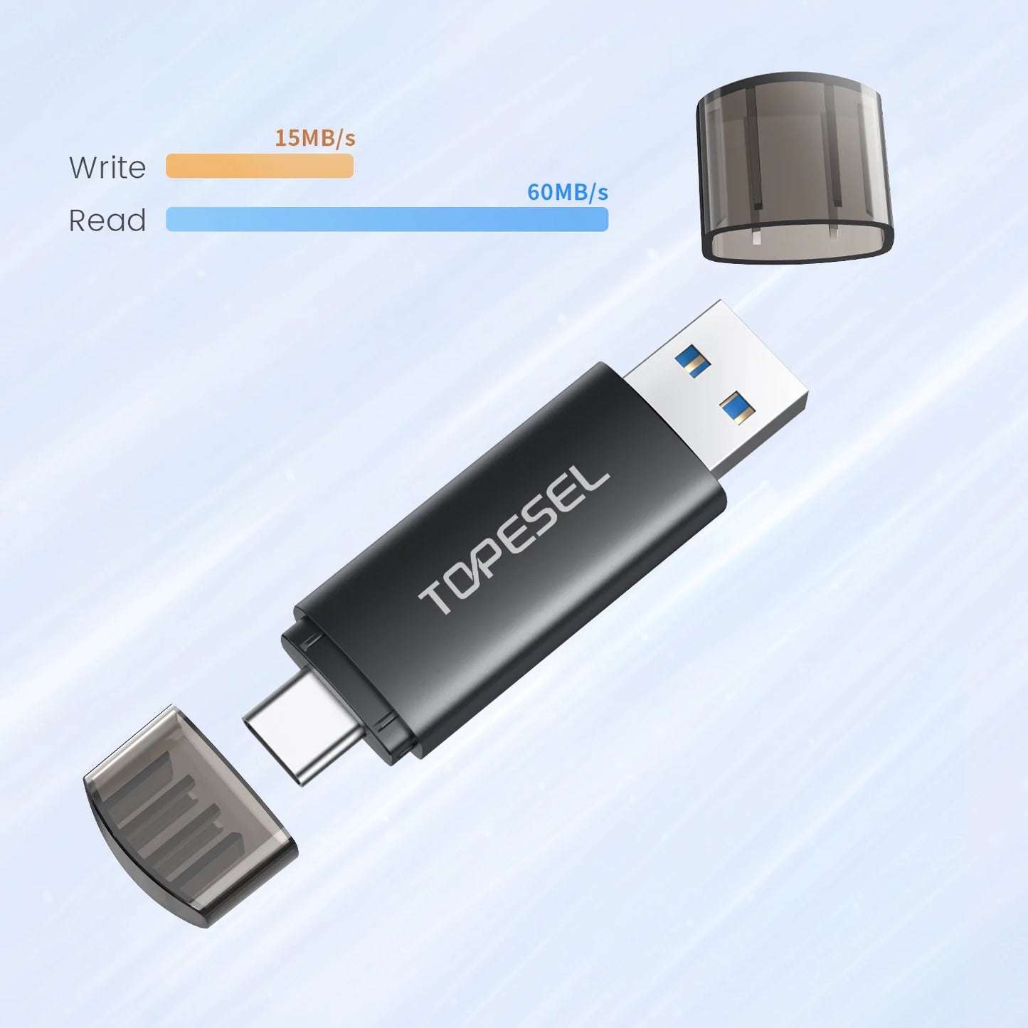 USB 3.0 Flash Drive 64GB Type C OTG Memory Stick Thumb Drive for Android Phones