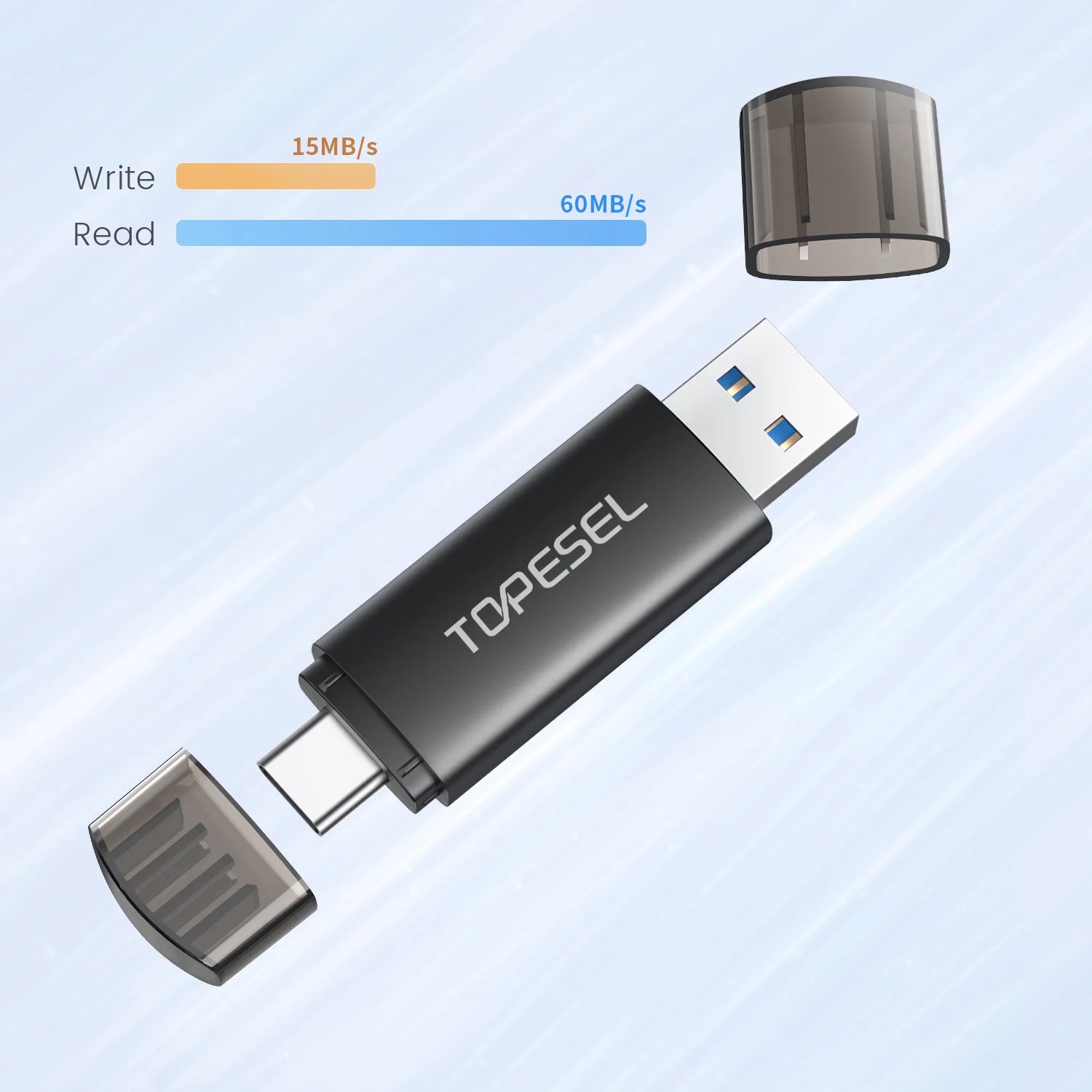 USB 3.0 Flash Drive 64GB Type C OTG Memory Stick Thumb Drive for Android Phones