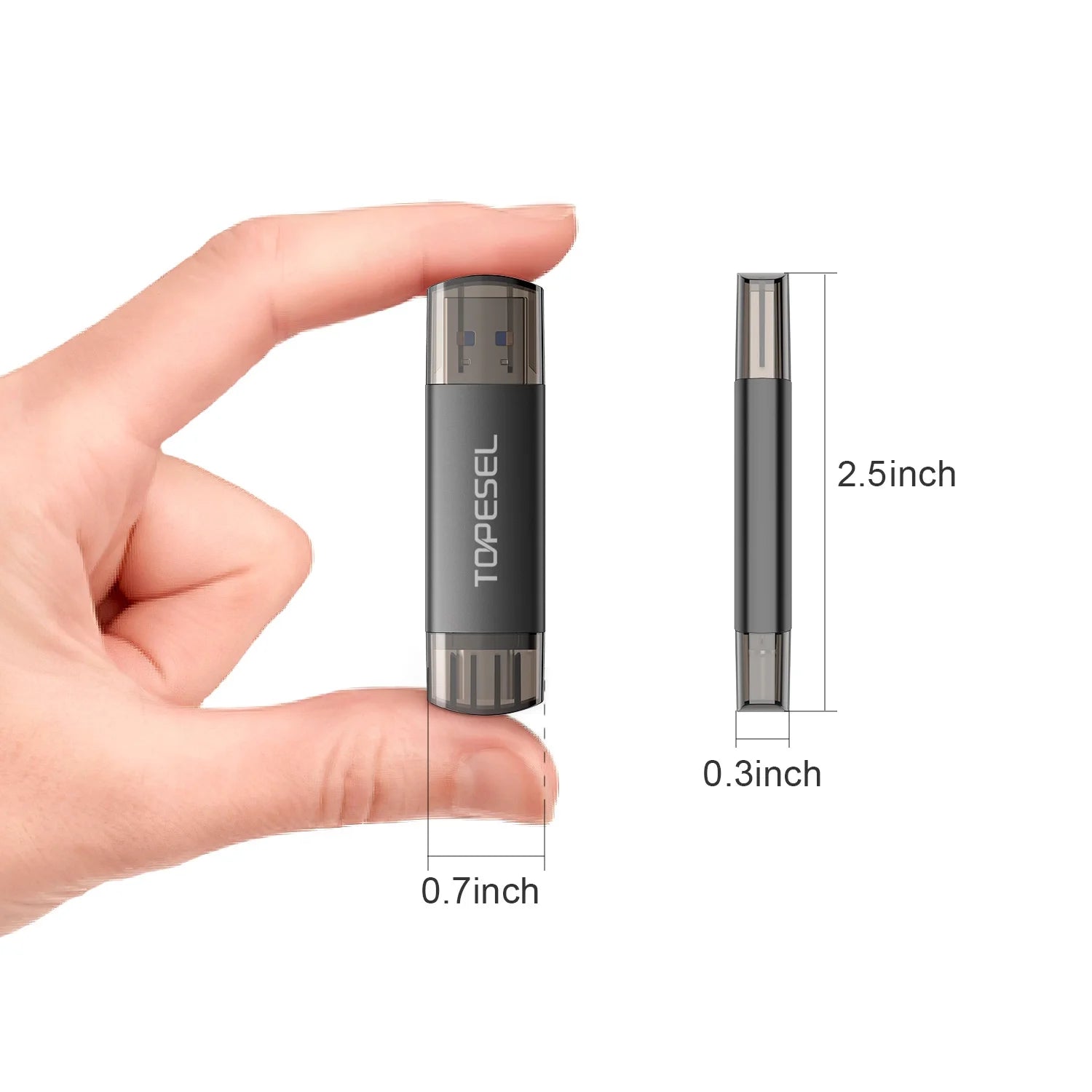 USB 3.0 Flash Drive 64GB Type C OTG Memory Stick Thumb Drive for Android Phones