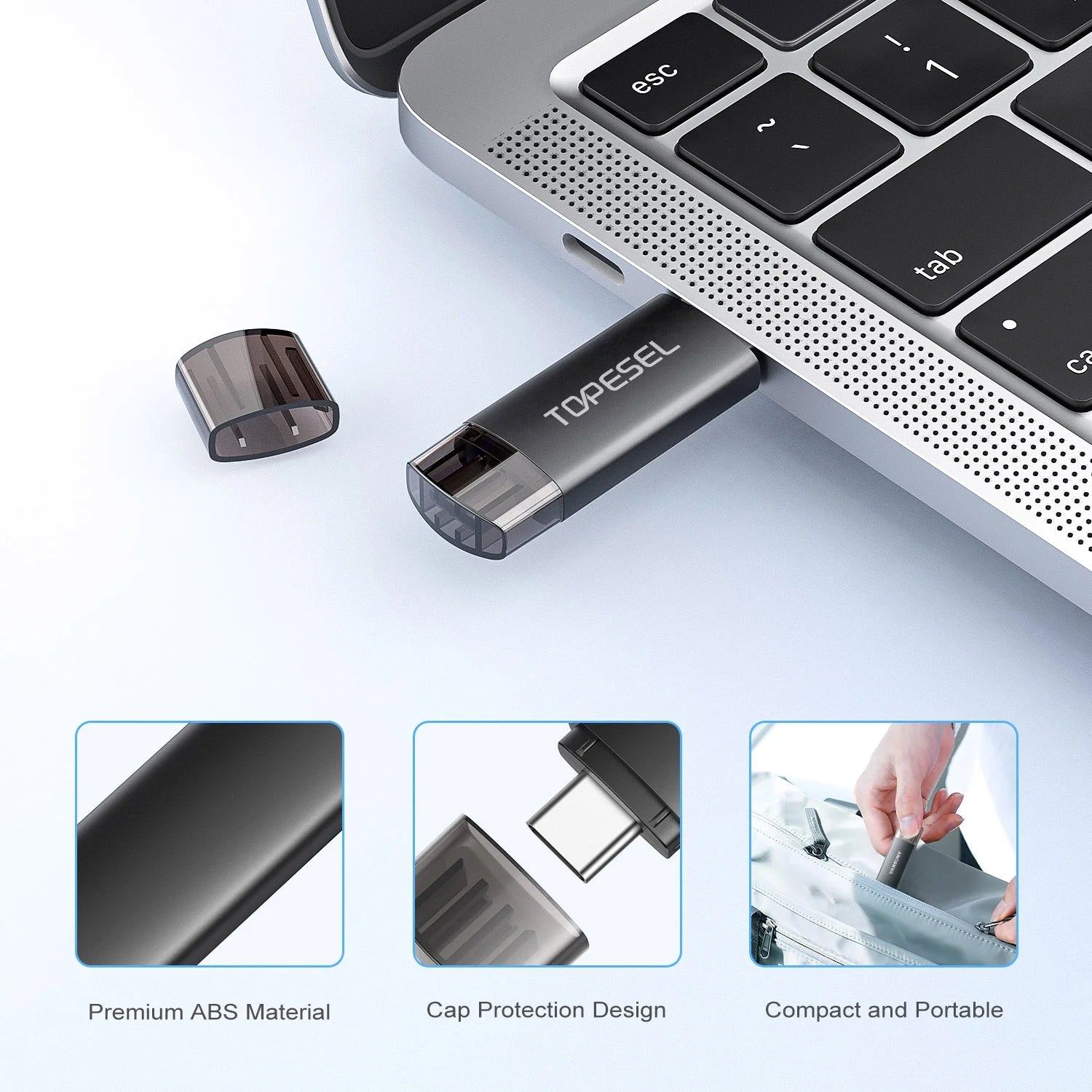 USB 3.0 Flash Drive 64GB Type C OTG Memory Stick Thumb Drive for Android Phones